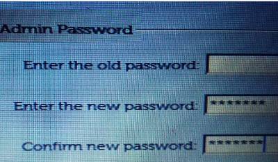 Dell Admin Password Unlock